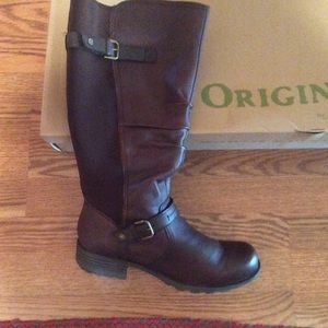 Earth Origins Penelope Wide Calf Boots. NIB.